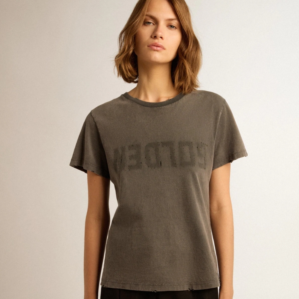 Golden Goose Gray Short Sleeve Tee